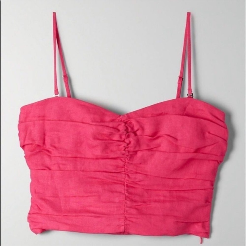 Aritzia Pink Ruched Women's Top